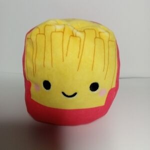 Plush Kawaii French Fry Toy - Yellow & Pink Cute Snack Plush